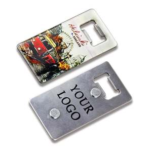 Décapsuleur magnétique personnalisé en acier inoxydable pour réfrigérateur, format carte - Product Image 5