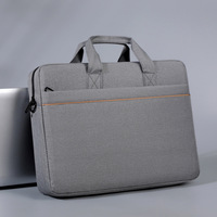 Bolsa de tela portátil para ordenador, bolso de hombro para ordenador portátil para hombre, maletín de negocios de gran capacidad, estuche de viaje impermeable y transpirable
