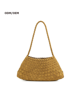 Factory Handmade Durable National Vintage Suede Leather Hobo Tote Shoulder Bag Light Weight - Product Image 6