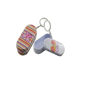 Caja de Metal Rectangular de Lujo Personalizada de 56*38*21mm, Contenedor de Almacenamiento de Hojalata Pequeño con Bisagra, Estuche para Maquillaje o Llavero - Product Image 3