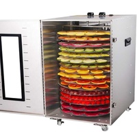 16-laags draaibaar voedseldroogapparaat model ST-02-H 110L grote capaciteit voor middelgrote productie van gedroogd fruit en groenten