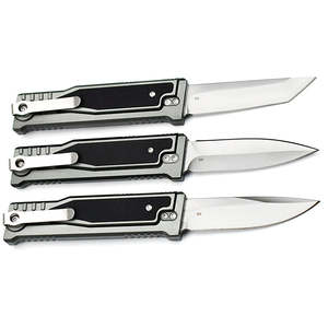 Couteau tactique EDC Premium, couteau de poche à gravité, EDC portable, manche en aluminium léger, couteau pliant, acier D2, tranchant, extérieur - Product Image 5