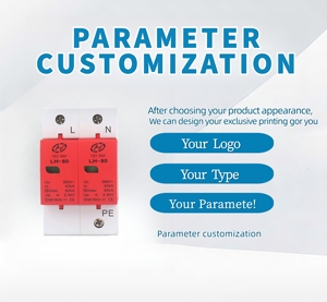 Parasurtenseurs DC LEIHAO 2026, dernière génération, 385V 2P 80kA MAX, certifiés CE pour systèmes solaires et équipements électroniques - Product Image 2