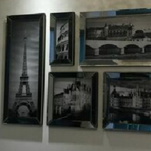 Khung Ảnh Gương Vát Hình Vuông Phong Cách Hiện Đại 7 Khung Ảnh Kết Hợp Cho Ảnh Gia Đình Phong Cảnh - Product Image 4