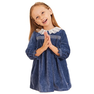 Autunno nuovo arrivo bambine abiti a righe bambino bambino bambino bambino volant camicetta 30 anni all'ingrosso fabbrica di abbigliamento per bambini - Product Image 1