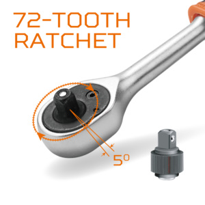 WOKIN 155146 46 قطعة 1/4in اليد أداة وجع مجموعة مقابس - Product Image 4