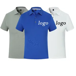 Áo Thun Polo Nam Thêu Theo Yêu Cầu Từ Nhà Máy Chất Lượng Cao Polyester In Trống Áo Thun Polo Golf Logo Ngoại Cỡ