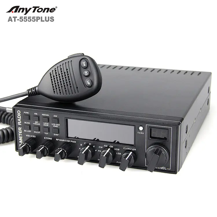 ANYTONE AT-5555 artı Walkie Talkie CB 27mhz radyo çin gürültü azaltma fonksiyonu SSB CB radyo alıcı-verici