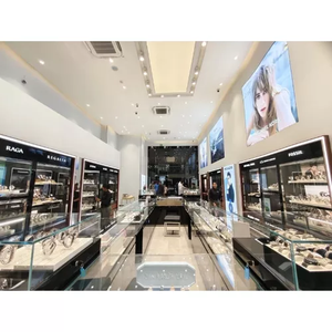 Design d'intérieur de boutique de montres haut de gamme, décoration de salle d'exposition de montres de luxe avec vitrines personnalisées, vitrines en verre, éclairage intelligent - Product Image 4