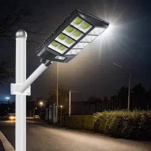 Long Working Time Integrated Solar Power Street Light 500W 800W 1000W Thick ABS Outdoor Projector LED Solar Powered Street Lamp