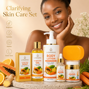 Ensemble de Soins Clarifiants Bio au Collagène, Vitamine E et Carotène pour l'Élimination des Taches Brunes et l'Éclaircissement du Teint – <span class=keywords><strong>Crème</strong></span> Visage pour Peaux Foncées – Vente en Gros OEM - Product Image 3