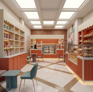 ร้านเบเกอรี่และร้านกาแฟแบบคีออสก์ |   ตู้โชว์ขนม, เคาน์เตอร์บริการร้านกาแฟ และโซลูชั่นตกแต่งร้านค้าแบบครบวงจร - Product Image 5