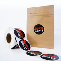 Étiquette de sécurité personnalisée pour emballage alimentaire, sac de livraison, boîte à emporter, impression d'emballage alimentaire, autocollant en papier adhésif jetable imperméable