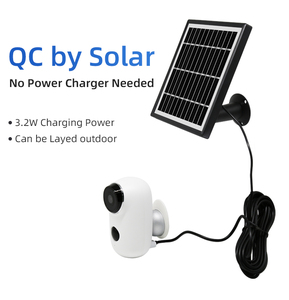 BC3 Mini panneau solaire QC par batterie solaire WIFI caméra de vidéosurveillance peut être payée <span class=keywords><strong>en</strong></span> plein air IP65 étanche à la pluie installation facile sans fil - Product Image 6