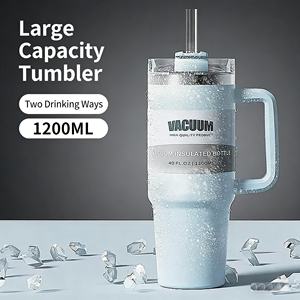 Gobelet isotherme en acier inoxydable de grande capacité 40 oz pour voiture |   Gobelet isotherme personnalisable pour les voyages - Product Image 1