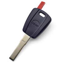 Coque de clé de voiture avec lame non taillée et puce transpondeur, compatible lame SIP22