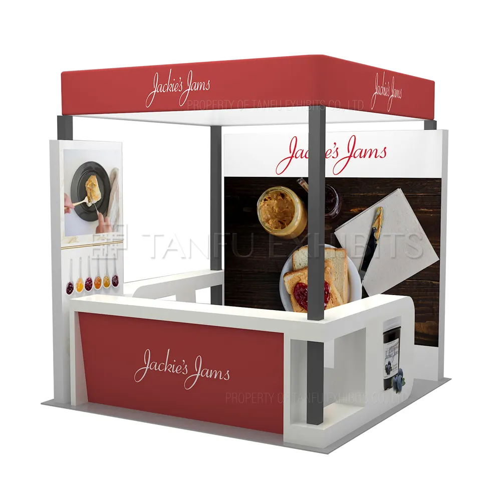 20x20 Trade Show Display Booth Exhibition Stall Design