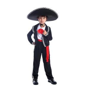 Disfraz de Mariachi Amigo para niños, disfraces tradicionales mexicanos de alta calidad, disfraz de Cosplay <span class=keywords><strong>mexicano</strong></span> para fiesta de Halloween - Product Image 6