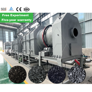 Gran oferta, horno de tallos de maíz, línea de producción de horno de carbonización Horizontal de Bambú - Product Image 6