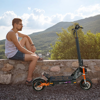 Scooter Eléctrico Plegable Todoterreno de 48V 500W para Adultos, Scooter de Movilidad de Largo Alcance de Aleación de Aluminio, Scooters Eléctricos para Adultos