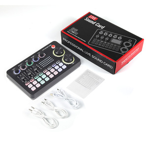 Tarjeta <span class=keywords><strong>de</strong></span> <span class=keywords><strong>Sonido</strong></span> Mezcladora <span class=keywords><strong>de</strong></span> Audio Profesional M1 con Bluetooth, Reducción <span class=keywords><strong>de</strong></span> Ruido y Reverberación para Transmisión <span class=keywords><strong>en</strong></span> Vivo Móvil, Juegos y Creación <span class=keywords><strong>de</strong></span> Contenido - Product Image 1