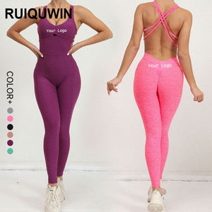 RUIQUWIN all'ingrosso da donna abbigliamento sportivo da palestra tute da Fitness un pezzo tuta da ginnastica abbigliamento da ginnastica tute da Yoga tute - Product Image 1