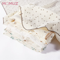 Serviette de bain et couverture en gaze de coton pur pour bébé nouveau-né, super douce et absorbante, pour la salle de bain
