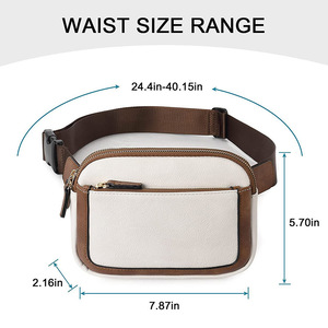<strong>Waist</strong> Belt <strong>Bags</strong> for Women Crossbody <strong>Waist</strong> <strong>Bag</strong> Adjustable Strap Vegan PU <strong>Leather</strong> Women Messenger Handbag
