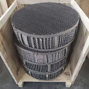 Factory Support Metal Structured Packing Metal Wire Gauze Structured Packing For Distillation Tower