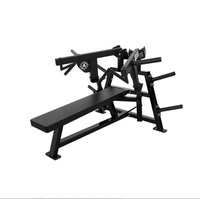 Équipement de fitness pour la musculation, presse à pectoraux plate réglable en acier, machine d'exercice pour les épaules et les bras, pour la musculation