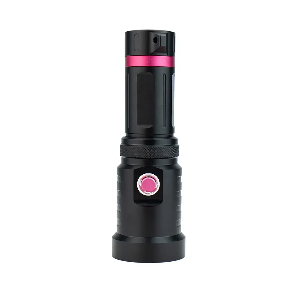 Customized high lumens aluminium 18650 or 26650 battery flashlight outdoor long lasting USB led rechargeable P70 dive light