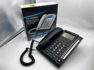 <span class=keywords><strong>Téléphone</strong></span> de bureau filaire 2026 à succès avec affichage de l'identification de l'appelant, recomposition et mémoire d'appels pour le bureau et les entreprises - Product Image 3