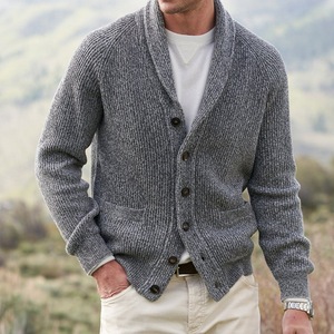 Suéter de manga larga para hombre, suéter de punto con botones para hombre - Product Image 4