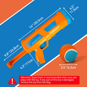 Lanceur <span class=keywords><strong>de</strong></span> balles pour chien portable personnalisé, portée <span class=keywords><strong>de</strong></span> 15 m, lanceur <span class=keywords><strong>de</strong></span> balles <span class=keywords><strong>de</strong></span> tennis en ABS, jouet d'entraînement interactif pour <span class=keywords><strong>chiens</strong></span> <span class=keywords><strong>de</strong></span> taille moyenne à grande - Product Image 5