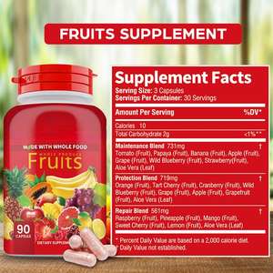 Groothandel op maat gemaakte <span class=keywords><strong>capsules</strong></span> met kruiden, fruit en groenten voor volwassenen, munt-smaak, semi-zachte snoepjes. Immuunondersteunende energiesupplementen - Product Image 2