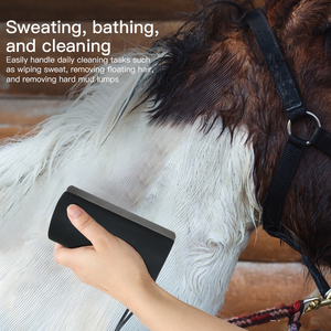 แปรงทำความสะอาดขนสัตว์เลี้ยง ทำจากไม้และสแตนเลส สำหรับม้า สุนัข แกะ วัว - ขจัดสิ่งสกปรก/โคลนได้อย่างมีประสิทธิภาพ ปลอดภัยสำหรับสัตว์เลี้ยง - Product Image 6