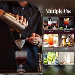 Verres à vin transparents, gobelets en cristal, verres résistants au lave-vaisselle, pour mariage, fête, vin rouge, bars, restaurants - Product Image 4