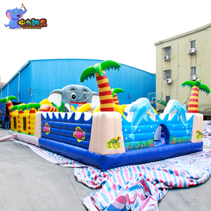 Personalización de fábrica, tema de animales de <span class=keywords><strong>playa</strong></span>, <span class=keywords><strong>castillo</strong></span> inflable, casa de rebote, <span class=keywords><strong>castillo</strong></span> inflable para niños, trampolín inflable - Product Image 2