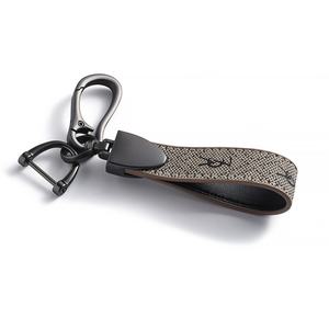 Designer Brand Fashion <b>Vintage</b> Fabric Lanyard Car Motorcycle Metal Keychain Key Chains - Product Image 3