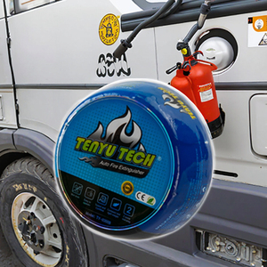 อุปกรณ์ดับเพลิงอัตโนมัติแบบพกพา <span class=keywords><strong>Tenyu</strong></span> Tech สำหรับไฟไหม้ประเภท ABCEF แบบกระบอก สำหรับชั้นวาง/ตู้/แท่นชาร์จ - Product Image 1