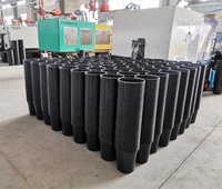Pot de fleurs rond en PP noir 2026, très vendu, pour pépinière et jardin, pots de fleurs de plusieurs tailles, écologiques, avec revêtement époxy, modernes et élégants, pour utilisation au sol