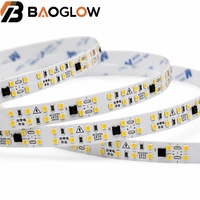 Bande LED SMD2835 à double rangée de 5 cm, 240 LED/m, AC220V, 18W/m, 11 mm, PCB en cuivre 18/35, 3000K/4000K/6500K, lumière flexible