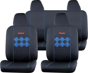 ปลอกหุ้มเบาะรถยนต์ผ้าสไตล์คลาสสิก อุปกรณ์ตกแต่งภายในรถยนต์ เบาะรองนั่ง ปลอกหุ้มเบาะรถยนต์ <span class=keywords><strong>สี</strong></span><span class=keywords><strong>เทา</strong></span> - Product Image 4