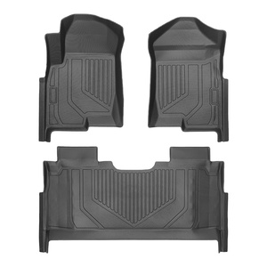 แผ่นรองพื้นรถยนต์ TPE กันน้ำแบบเต็มชุด 3 ชิ้น สำหรับ Tiida Sylphy X-Trail <span class=keywords><strong>Almera</strong></span> ใช้ได้กับรุ่นนี้โดยเฉพาะ - Product Image 4