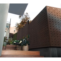 Panneau d'écran de confidentialité WPC moderne, découpé CNC, gravé, imperméable, multifonctionnel, pour jardin extérieur, opaque, pliable