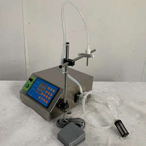 Machine de remplissage numérique Gzl 80 à pompe péristaltique à tête unique pour huile, semi-automatique avec interrupteur au pied 220 V pour bouteilles - Product Image 2