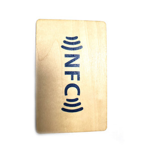 E-campo señal bloqueador de tarjeta de crédito de madera de protección rfid Tarjeta de bloqueo - Product Image 3