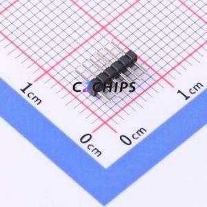 DZ127R-11-06-25 Pin Header Through hole Component (THT),P=1.27mm Connector 1x6P 1.27mm Pin Header Through Hole - Product Image 1