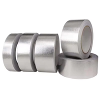 Ruban adhésif en aluminium activé par l'eau, résistant à la chaleur, pour l'isolation des conduits HVAC et usage intensif