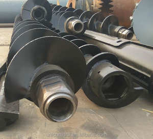 Trivella di volo continuo cina all'ingrosso 600mm testa del suolo 35crmo personalizzato coclea CFA palificazione strumento argilla perforazione - Product Image 1